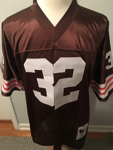 CLEVELAND BROWNS </BR>JIM BROWN JERSEY 1 $80.00 CLEVELAND BROWNS </BR>JIM BROWN JERSEY 1 $80.00
